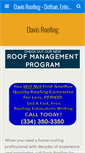 Mobile Screenshot of davisroofing.net