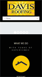 Mobile Screenshot of davisroofing.com